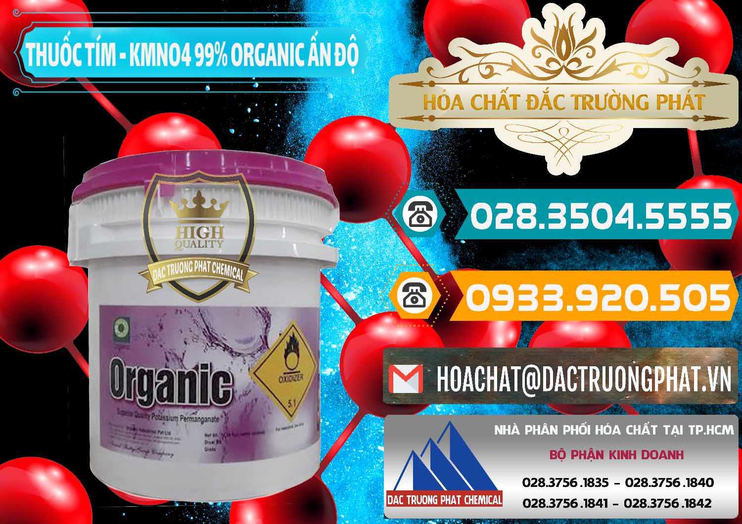 Nơi cung ứng ( bán ) Thuốc Tím - KMNO4 99% Organic Ấn Độ India - 0216 - Đơn vị cung cấp - nhập khẩu hóa chất tại TP.HCM - congtyhoachat.vn