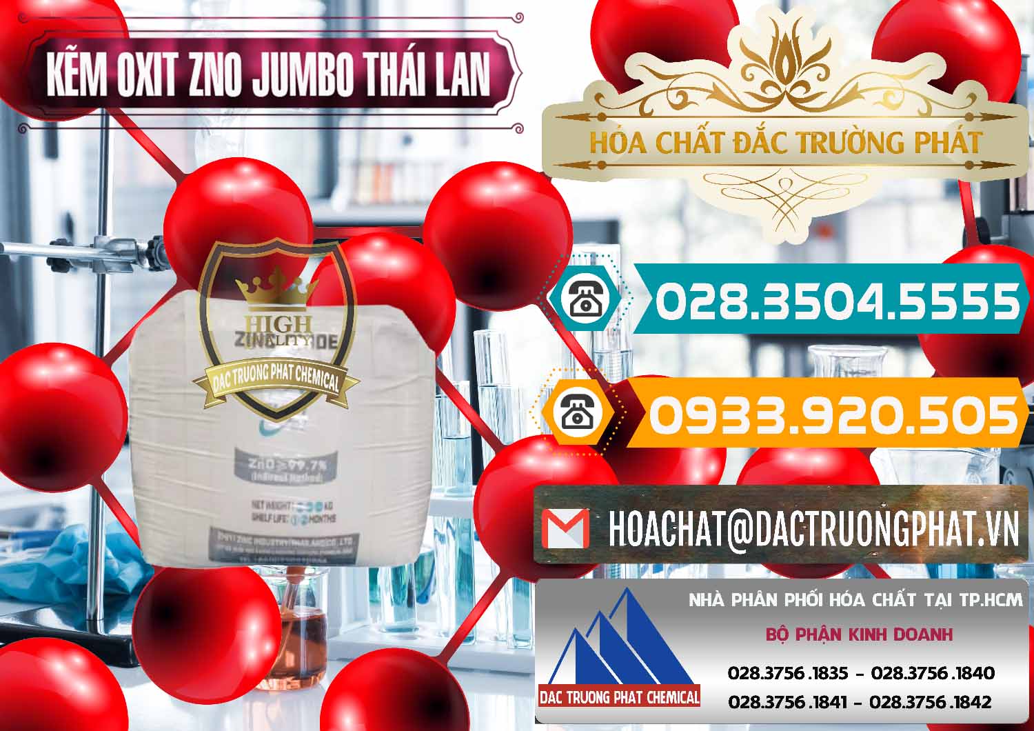 Nhà nhập khẩu - bán Zinc Oxide - Bột Kẽm Oxit ZNO Jumbo Bành Thái Lan Thailand - 0370 - Cung cấp ( kinh doanh ) hóa chất tại TP.HCM - congtyhoachat.vn