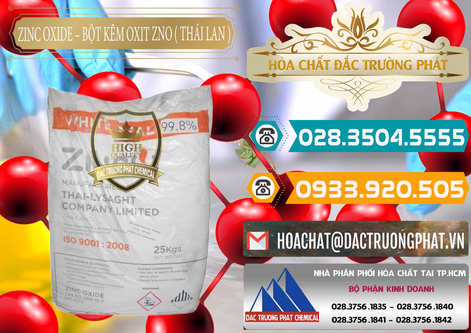 Nơi phân phối - bán Zinc Oxide - Bột Kẽm Oxit ZNO Thái Lan Thailand - 0181 - Nơi chuyên cung cấp _ bán hóa chất tại TP.HCM - congtyhoachat.vn