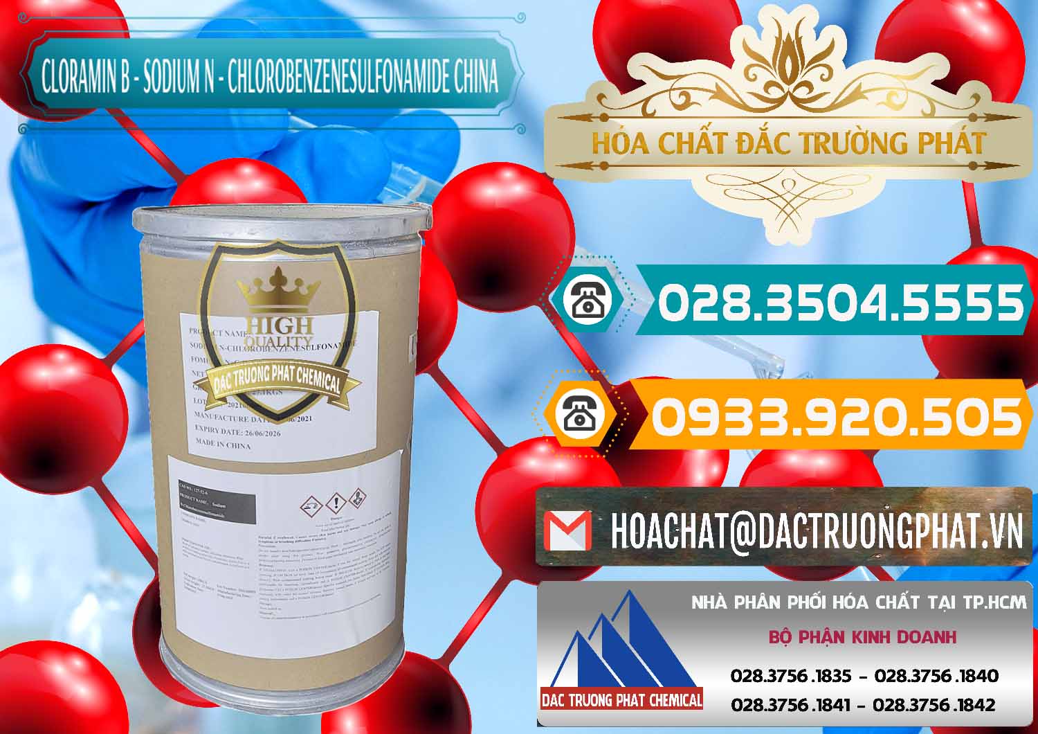 Công ty kinh doanh - bán Cloramin B Khử Trùng, Diệt Khuẩn Trung Quốc China - 0298 - Công ty chuyên bán và cung cấp hóa chất tại TP.HCM - congtyhoachat.vn